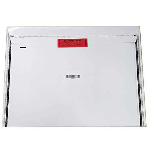 TamperSeals Group - 100pcs 100% Total Transfer Tamper Evident Security Warranty Void Stickers/Labels/Seals (Red, Serial Numbers, 1 x 3.35 Inches)