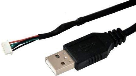 ikis MFS100 Biometric Fingerprint USB 2.0 USB Replacement Cord Wire Cable for mantra cable (1.8 M Approx),Black