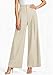 PRETTYGARDEN Womens Spring Wide Leg Palazzo Pants 2026 Trendy Loose Button High Waist Pleated Work Business Casual Trousers (Beige,Large)