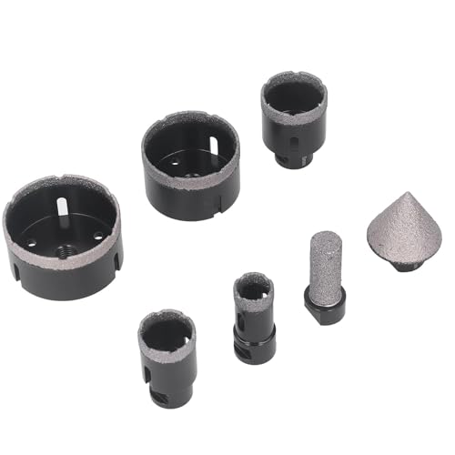 Set de 7 brocas corona para cerámica y mármol miniatura 7