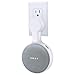 AMORTEK Outlet Wall Mount Holder for Google Nest Mini (Home Mini 2nd Gen), A Space-Saving Accessories for Google Nest Mini Voice Assistant 2nd Generation (White)