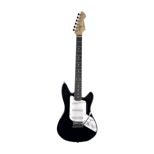 Guitarra Elétrica Valentine's - Modelo ST- Corpo em Alder - SSS - Deep Dark - TV1954DD