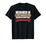 Rente KFZ Auto Mechaniker Beruf Lustig Spruch Geschenk T-Shirt