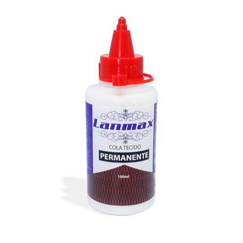 Cola para Tecido Permanente Artesanato Patchwork Lanmax 100ml