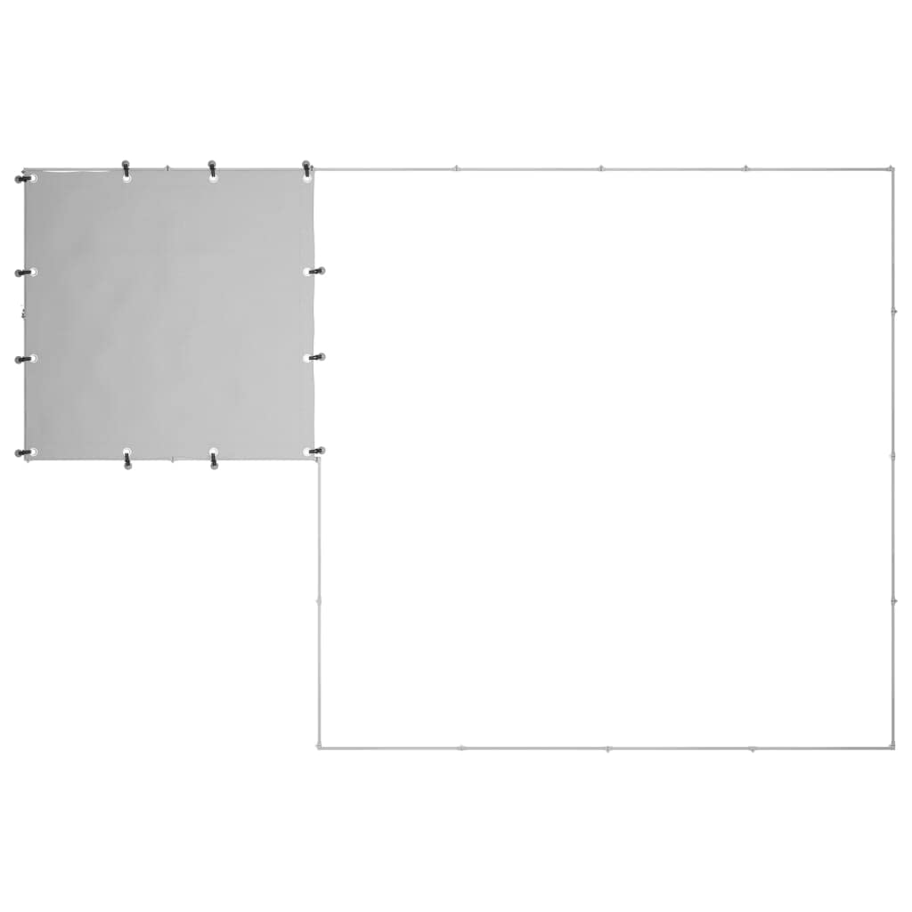 Perrera de acero de 6,05 m² con techo de polietileno impermeable para uso en exterior e interior, plegable, protección segura, recinto para mascotas, ideal para cachorros y perros pequeños