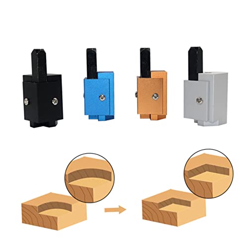 Balacoo 2 Pcs Ergonomic Right Angle Chisel Square Tool for Door Lock Hinge Corner Punch Woodworking Tool Sturdy