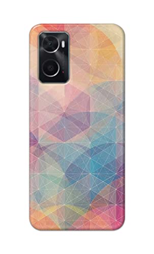 Image of Printed Hard Back Cover Case for Oppo A76 | Oppo A36 | Oppo A96 Back Cover (Crumpled Paper Design) -1803