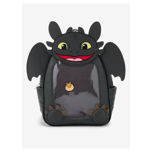 Toothless Pin Collector Mini Backpack