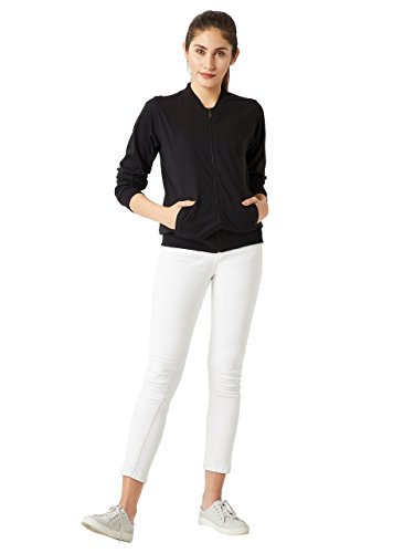 Image of Miss Chase Women's Cotton Full Sleeves Regular Fit Bomber Jacket | 2 Colors