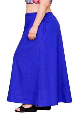 Image of CITIX Pure Cotton Petticoat for Woman Saree | Adujastable Drawstring Waist