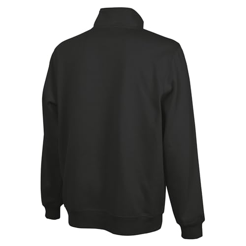 Image of Charles River Apparel Unisex Crosswind Quarter Zip Sweatshirt, Soft Cotton Blend Pullover with Pockets