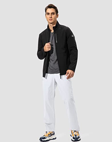 Image of Pudolla Men's Workout Athletic Pants Elastic Waist Jogging Running Pants for Men with Zipper Pockets