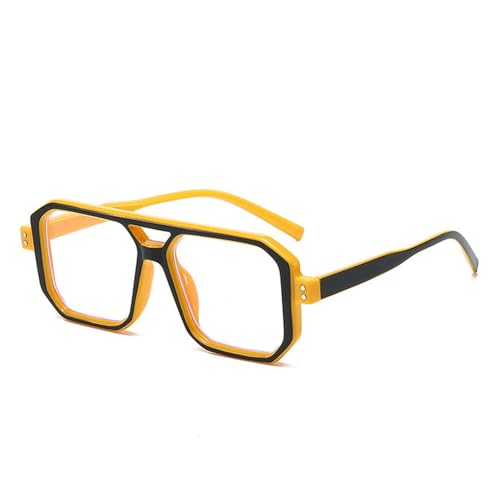 Lunettes de soleil rétro double pont finitions punk de qualité supérieure verres UV400