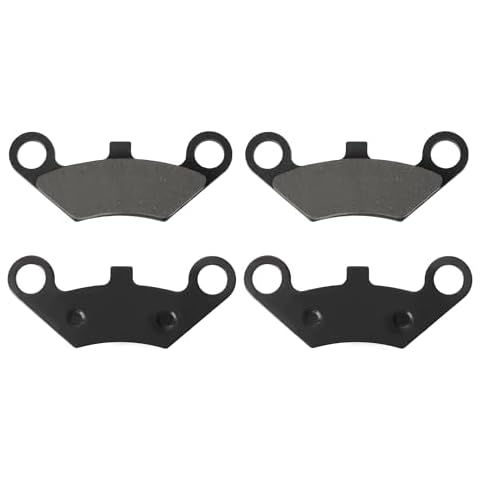 Disc Brake Pads for 125cc 150cc ATVs, Quads, Dune Buggies, Dirt Bikes, 2 Pair, 75mm/3.0" Hole Spacing, 7mm/0.28" Thickness Cover