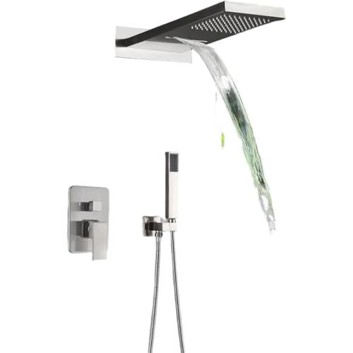 Fauce de douche chrome anti-calcaire pour rénover une salle de bain