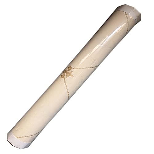 QIHANG European Modern Simple 3D Non-woven Imitation Deerskin Wallpaper Living Room TV Background Diamond lattice Pattern Wall paper Roll 1.73'(0.53m)*32.8'(10m)=57 sq.ft(5.3m2) (Beige)