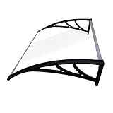 ZWJ-Vordach für Haustür Überdachung Türvordach Vordach Shelter Porch Shelter Dachterrasse Shelter Veranda Dachabdeckung Arch Canopy (Size : 60cm*60cm)