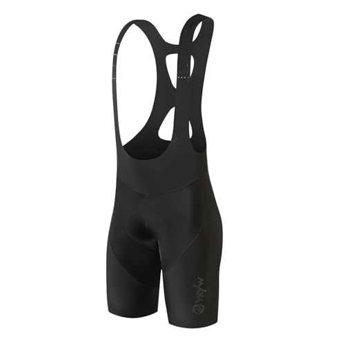 Image of YKYWBIKE Cycling Bibs Men,Elastic Interface Padded Cycling Bib Shorts,Breathable Biking Bib Short Men