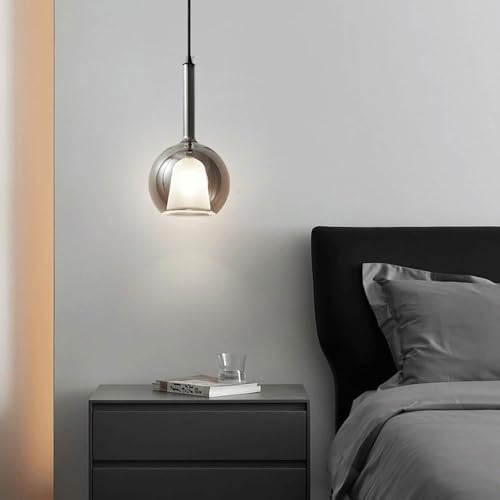 Lámpara colgante de pared pequeña para evitar reflejos molestos en el dormitorio 5