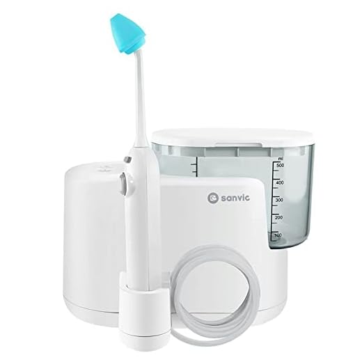 Sanvic Pulsatile Nasal Irrigator for Sinus Rinse and Nasal Irrigation (SH101N)