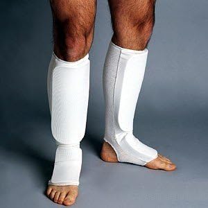 Pro Force Espinillera/protector de empeine de tela combinada - Blanco #88316