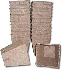 Miniatura 3 de Jiffy Maceta, cuadrado individual, 3.5 x 4.0 pulgadas, paquete de 20, macetas, 20 celdas, biodegradable