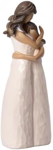 BUTILIVEEN Resin Mother Daughter Figurines, Hugging Mother and Daughter Figurine Statues, Gifts for Daughter from Mom, Home Bedroom Living Room Tabletop Shelf Decor - Image 8