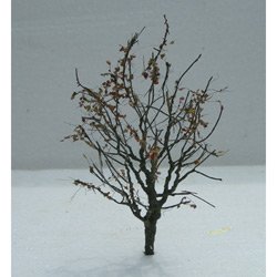 Feuillage sec et arbres miniatures de 2 à 2,2 pouces pour décors et maquettes