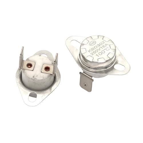 5-20PC ��� KSD302 �܂ꑫ�Œ胊���O 16A 250V 40��-300�� �Z���~�b�N����x�X�C�b�`�T�[���X�^�b�g(5 Pcs,220 Degrees Celsius)