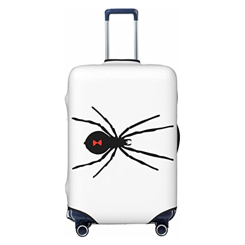 Housse de valise lavable contre les rayures grande taille motif araignée noire