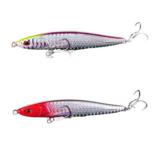 35 Pezzi Di Esche Dure Di Simulazione, Esche Da Pesca Miste A Forma Di Minnow Esche Per Pesca In Acqua Dolce E Salata In Barca 94356155 - Foto 4