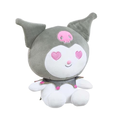 Hello Kitty Kuromi Plush, 16cm Soft Toy, Cute Kuromi Character in Signature Outfit, Official Licensed Merchandise - Image 3