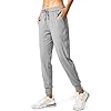 SANTINY Women’s Joggers Pants Pockets Drawstring Running Sweatpants for Women Lounge Workout Jogging