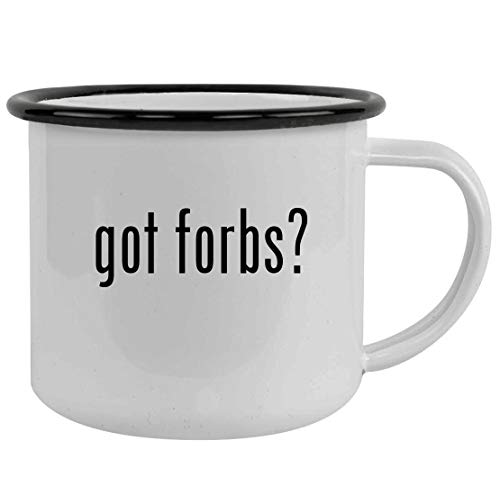 got forbs? - Sturdy 12oz Stainless Steel Camping Mug, Black