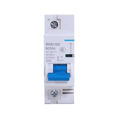 Disjoncteur DC 1P protection de batterie 12V 24V 48V 72V 125V interrupteur automatique véhicule électrique 250A
