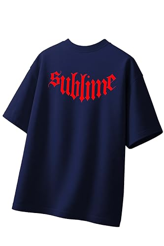 Image of Men's Oversized T-Shirt, 100% Cotton, Round Neck, Short Sleeve, Printed Chest and Back, Casual Summer Wear, S to 3XL