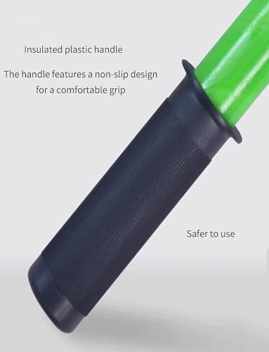 Adjustable Green High Voltage Hook Portable with 117in Pole for Safe Power Station & Facility Maintenance - Ideal for Electrical Work & Outdoor Use