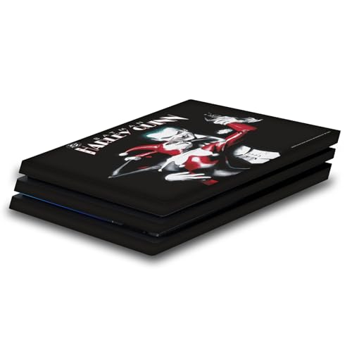 Skin PS4 Pro Joker & Harley Quinn Head Case Designs Autocollant Vinyle pour Console