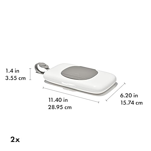 Image of OXO Tot On-The-Go Wipes Dispenser - Drizzle - 2 Pack