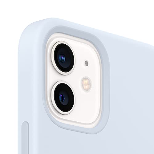 Image of Apple iPhone 12 mini Silicone Case with Magsafe - Cloud Blue
