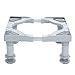 RENNICOCO Refrigerador de Acero Inoxidable Base de la Lavadora Base de Lavadora portátil Secadora Soporte Multifuncional móvil con Base Ajustable de 4 pies para Secadora, Lavadora