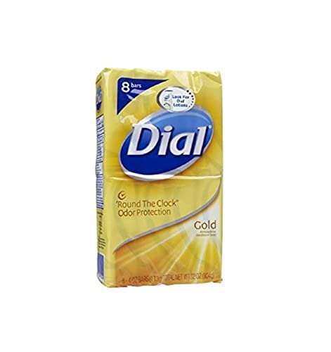 Dial Antibacterial Deodorant Bar Soap Gold, 4 oz bars, 8 ea image 2