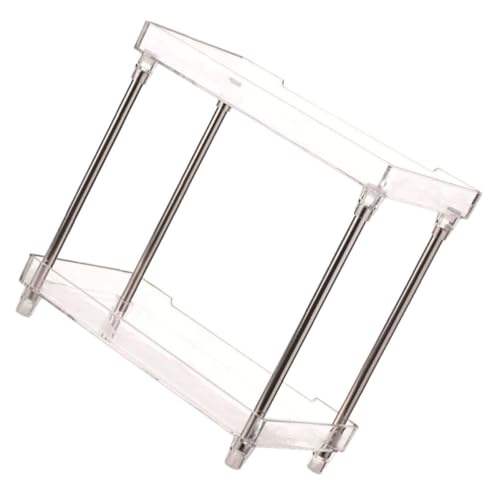 Boîte de rangement étanche en acrylique avec compartiments pour maquillage