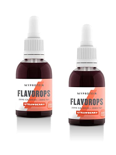 Myprotein Flavdrops Strawberry - Gotas de fresa (2 unidades, 50 ml)