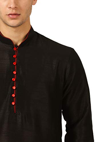 Image of Royal Kurta Men's Cotton Silk Dhoti Kurta (White)