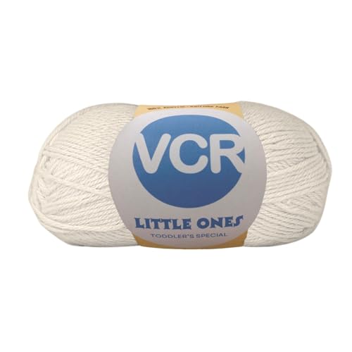 Image of VCR Bright Cream Yarn, 100 Grams Hank, 190 Meters Length, Acrylic Ball for Crochet and Knitting, Soft Crosia Threads, Pack of 1 Yarn, Suitable for DIY Crafts