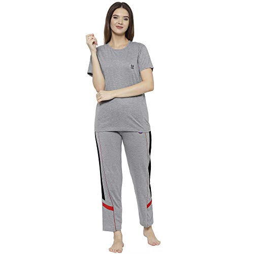 Image of Mack Jonney Cotton Blend Track suit Co-ord Set For Women-VJ WNS-046