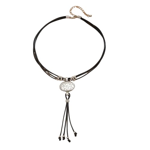 Collier long à pampilles pour éviter les décolletés vides grâce au style ethnique vintage