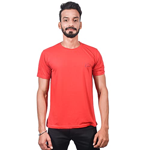 Image of Men Slim Fit Cotton T-Shirts Half Sleeve with Three Different Colors Combo Pack of 3