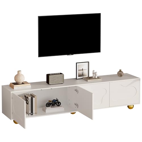 Meuble TV moderne blanc pour vos soirées cinéma